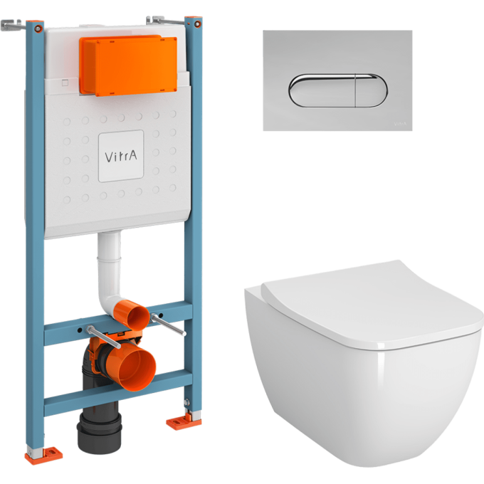 Унитаз с инсталляцией VITRA SHIFT 9855B003-7206