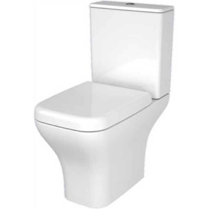 VITRA POLAR напольный унитаз, безободковый, с сиденьем и микролифтом 9843B003-7201
