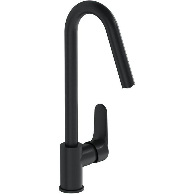 VITRA ROOT ROUND смеситель для кухни, черный A4274236EXP